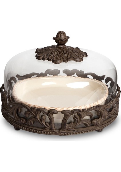 Acanthus Pie Plate With D