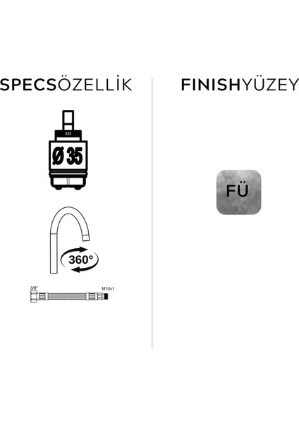 Aylizmix Evye Bataryası Füme modelleri