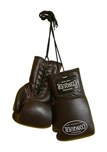 Dark Brownk Laced Edition Pro Fight Premium Deri Boks Eldiveni