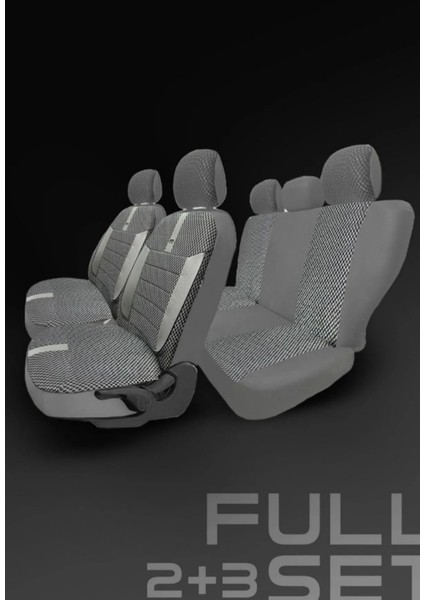 Seat Santana Oto Koltuk Kılıfı - Trobus Vira Grindelegance Gri - Pamuklu Deri Detaylı - Yan Airbag Uyumlu - Üniversal Uyumlu - Kolay Montaj - 3 Katmanlı Konfor fiyatları