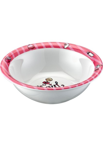 2316BP.PW - Soft Pembe Bebe 2'li Kase Seti 16 Cm, Thermoset Melamin