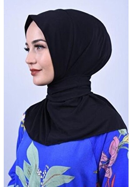 Hijabchi Trend Çıtçıtlı Fular Şal Üzeri Uyumlu Günlük,havuz ve Deniz Bone Şalı modelleri