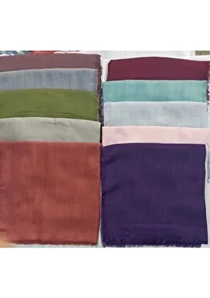 Düzrenk Dağıtmalık Hac Umre Hediyelik Çeyizlik Flamlı Pamuk Eşarp Yazma (10 Adet Fiyatıdır )