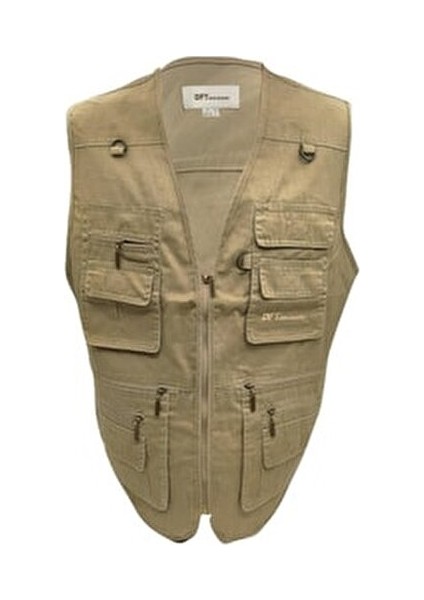 Discovery Çok Cepli Yelek Bej - L fırsatları