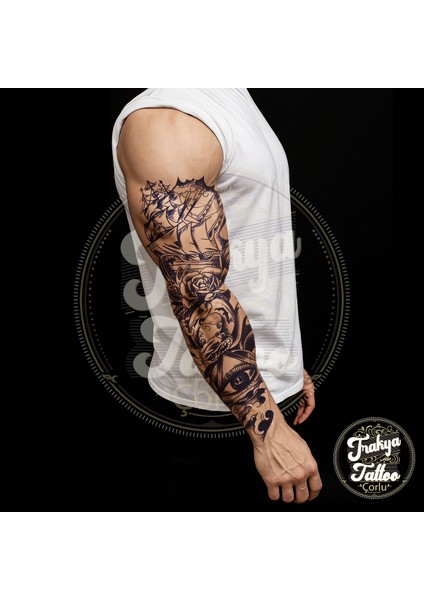 Yarı Kalıcı Dövme Geçici Tam Kol Gemici Dövme GZQB-004 fiyatları