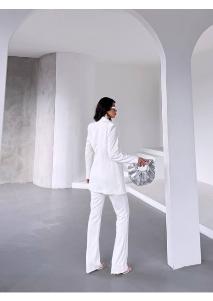 Kadın Tasarım Ceket Yüksek Bel Premıum Takım Elbise modelleri