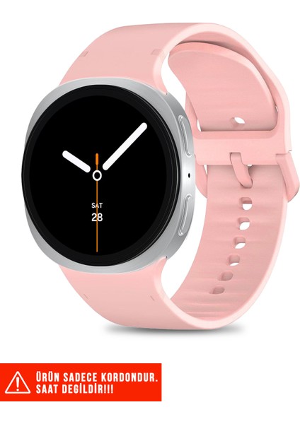 Samsung Galaxy Watch 8 40 / 44MM Watch 8 Classic 46MM Uyumlu Lansman Silikon Kordon