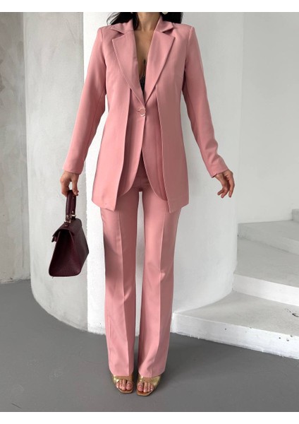 Kadın Tasarım Ceket Yüksek Bel Premıum Takım Elbise indirimleri