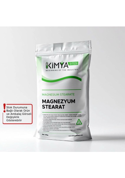 Magnezyum Stearat (Magnesium Stearate) - 25KG