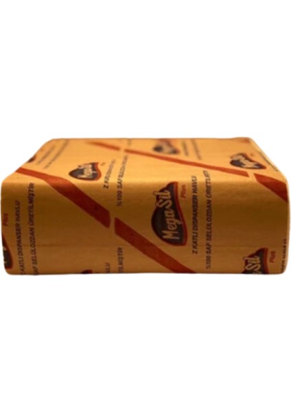 Megasil Exstra Soft 2 Katlı Z Katlama Dispenser Havlu Kağıt Peçete 200 Yaprak 21,5 x 20 cm