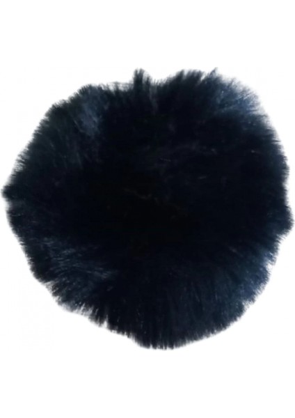 Şapka Ponponu Siyah