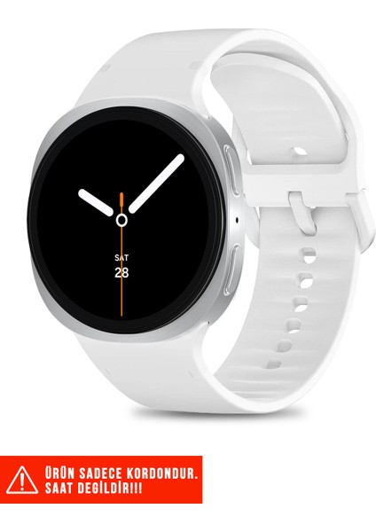 Samsung Galaxy Watch 8 40 / 44MM Watch 8 Classic 46MM Uyumlu Lansman Silikon Kordon