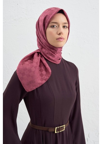 Jakarlı Ipek Pamuk Dama Eşarp - 4464 32 fiyatları