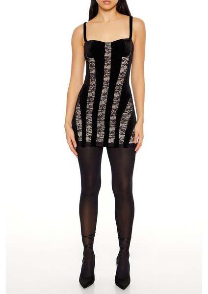 Dantel Detaylı Mini Elbise fiyatları