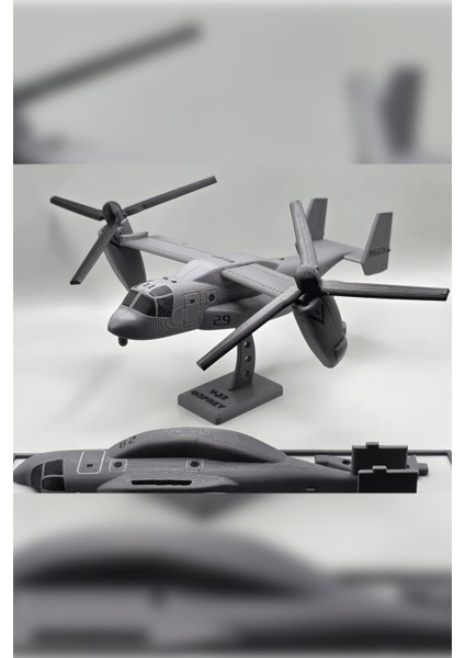 V-22 Tiltrotor Model Uçak | Koleksiyonluk Dekoratif Maket | 3D Tasarım fiyatları