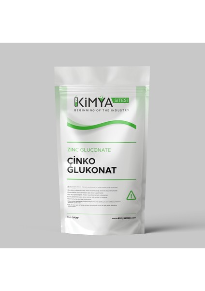 Çinko Glukonat (Zinc Gluconate) - 250GR