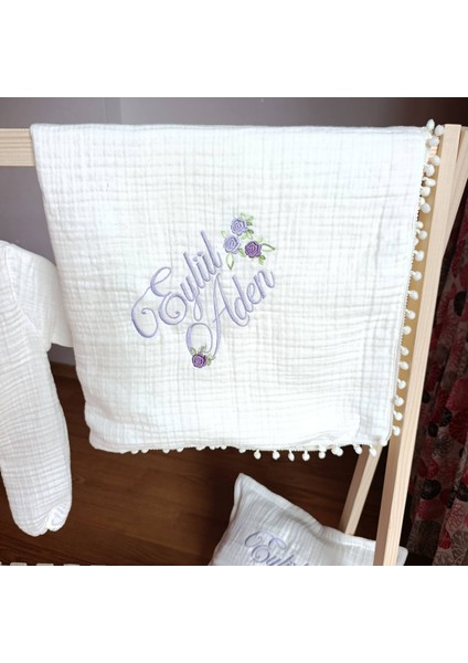 Kişiye Özel Nakışlı 6’lı Müslin Bebek Seti – Hastane Çıkışı fiyatları