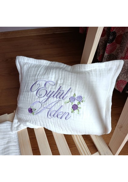 Kişiye Özel Nakışlı 6’lı Müslin Bebek Seti – Hastane Çıkışı modelleri