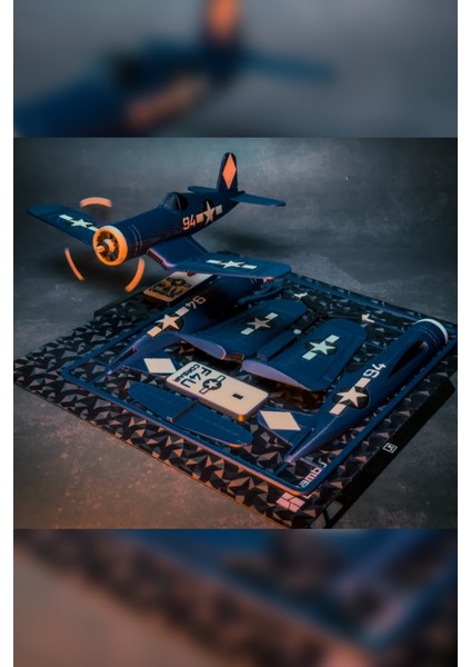 F4U Model Uçak | Koleksiyonluk Dekoratif Maket | 3D Tasarım