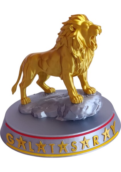 Taraftar Biblosu 5 Yıldızlı Aslan Figürü Dekoratif