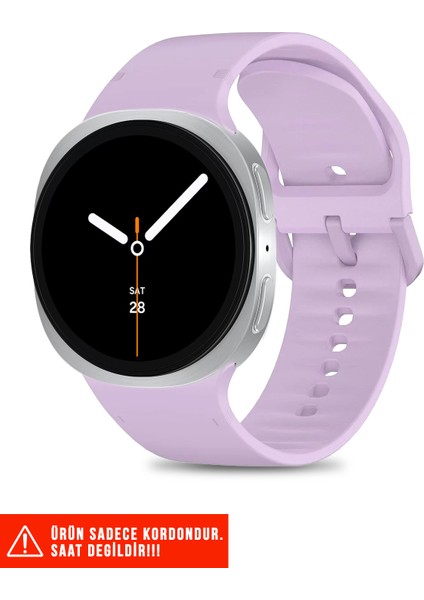 Samsung Galaxy Watch 8 40 / 44MM Watch 8 Classic 46MM Uyumlu Lansman Silikon Kordon