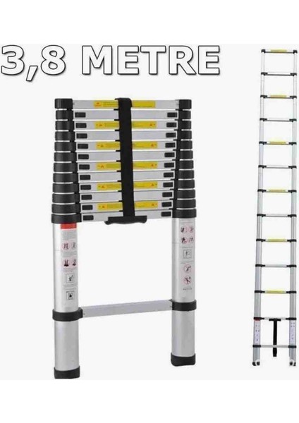 3.8 Metre Teleskopik Merdiven