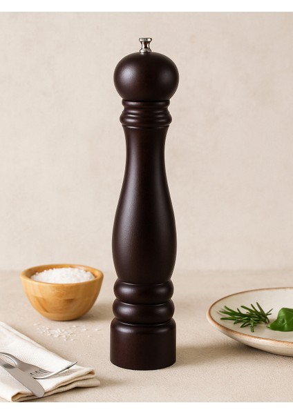 Viyana 40 cm Ahşap Tuz Değirmeni