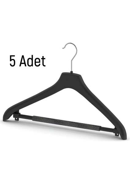 Takım Elbise Askısı, Triko Askısı, Mont Kaban Askısı, 44 cm Siyah,5