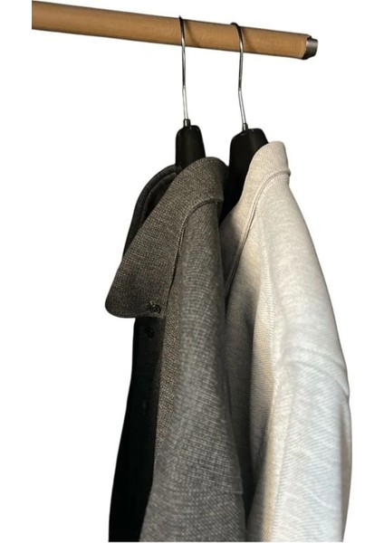 Takım Elbise Askısı, Triko Askısı, Mont Kaban Askısı, 44 cm Siyah,5 indirimleri