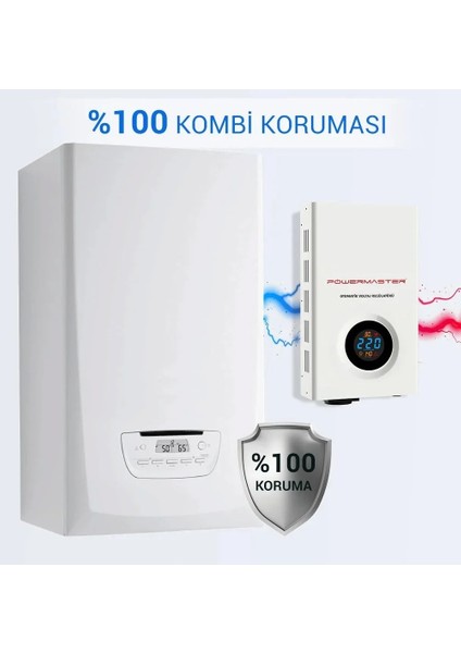 Powermaster SLIM-2000 Otomatik 2000 Watt Kombi Voltaj Regülatörü fırsatları