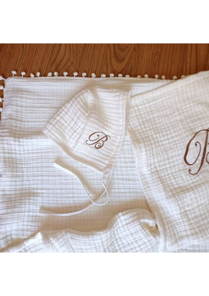 Kişiye Özel Nakışlı 6’lı Müslin Hastane Çıkışı – Isim Yazılı Bebek Seti fırsatları