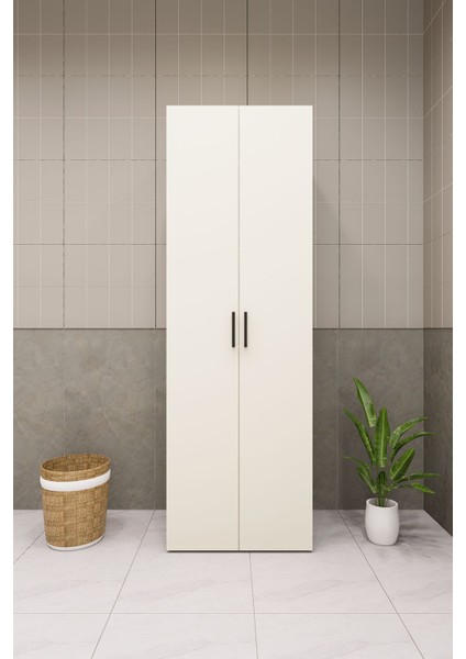 Mdf Çamaşır Makinesi ve Kurutma Makinesi Dolabı 210 Kapaklı aytaşı krem fırsatları