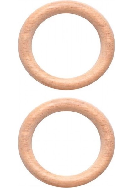 Amigurimi Ahşap Halka 7 cm 2'li