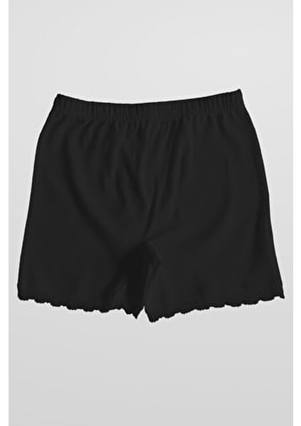 Kız Çocuk Siyah Dantelli Boxer - 3 Adet fiyatları