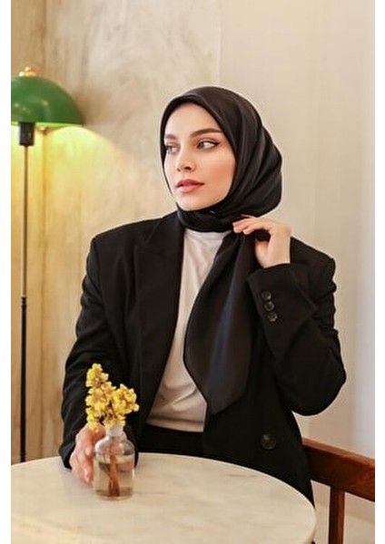 Düz Renk Eşarp - Kristal-Siyah fiyatları