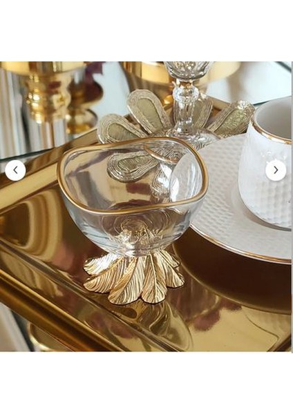 Fine Living Grace 6 Parça Lüx Mini Kase - Lokumluk - Reçellik - Sosluk - Çerezlik -Şekerlik 8 cm