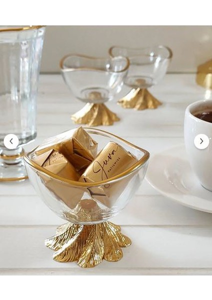 Fine Living Grace 6 Parça Lüx Mini Kase - Lokumluk - Reçellik - Sosluk - Çerezlik -Şekerlik 8 cm modelleri