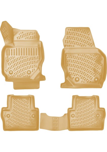 Rizline Volvo S80 2006-2016 Ile Uyumlu 3D Havuzlu Paspas Bej