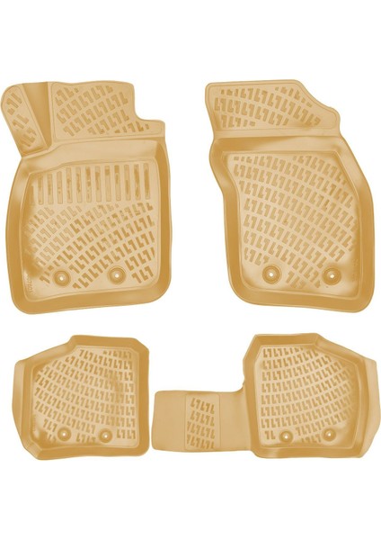 Rizline Volvo S40 1995-2004 Ile Uyumlu 3D Havuzlu Paspas Bej