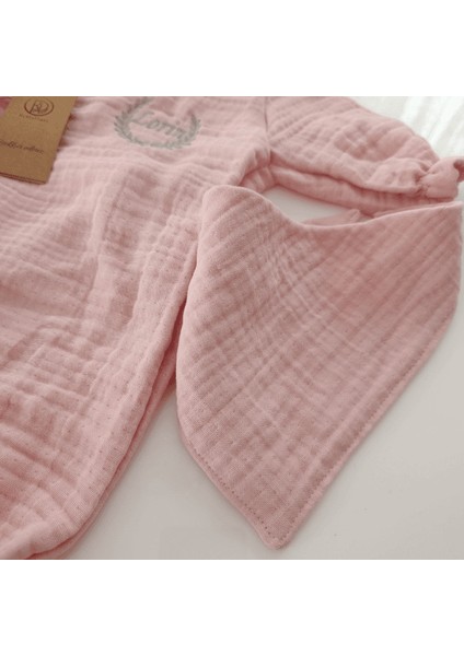 Isme Özel Müslin Hastane Çıkışı – 4'lü Bebek Seti | Pembe indirimleri