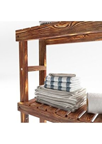 Masif Ahşap 120X68 Klozet Üstü Düzenleyici Ahşap Banyo Rafı Banyo Düzenleyici Dolap MOB176 modelleri