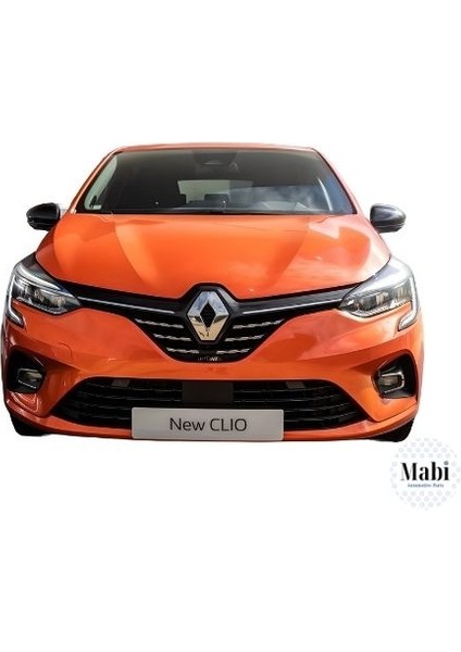 Renault Clio 5 Hb Uyumlu Ön Panjur Çıtası 2 Parça 2019 ve Üzeri Paslanmaz Krom