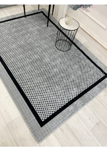 Gri Jüt Sisal Görünüm Bordürlü Kaymaz Taban Yolluk Mutfak Halı indirimleri