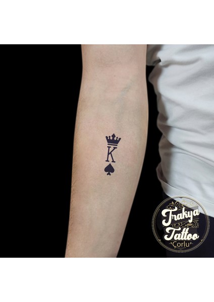 Yarı Kalıcı Dövme Kral Poker Geçici Dövme MED-092 fiyatları