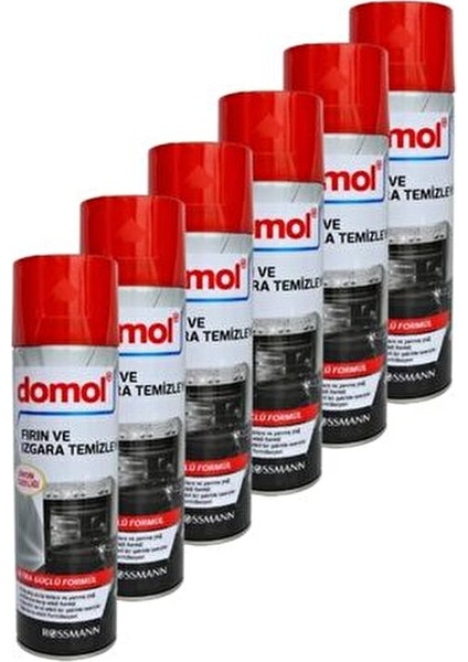 Fırın ve Izgara Temizleyici Köpük Limonlu Mucizevi Temizlik 500 ml 6 Adet Set