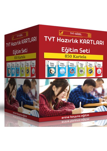 Enine Boyuna Eğitim TYT-Sözel Hazırlık Kartları Eğitim Seti