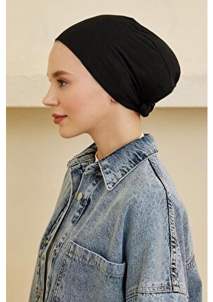 Dikişsiz Geniş Bone Aksesuar Pamuklu Düz Desenli Kadın Kullanımı İçin Rahat ve Hafif fırsatları