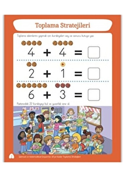Kolay Öğrenme Yöntemiyle Toplama Çıkarma Etkinlikleri 4'lü Set 6 - 8 Yaş