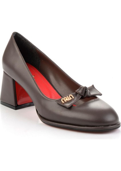 Kahve Kadın Klasik Topuklu Ayakkabı K01231467509 fiyatları