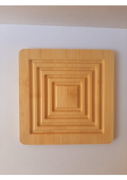 Bambu Nihale Ahşap Çaydanlık Altlığı Kare Tencere Altlığı Çaydanlık Matı indirimleri
